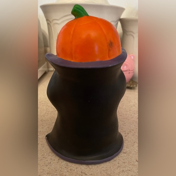 Vintage Jack-o’-lantern Candle Holder - Picture 2 of 3